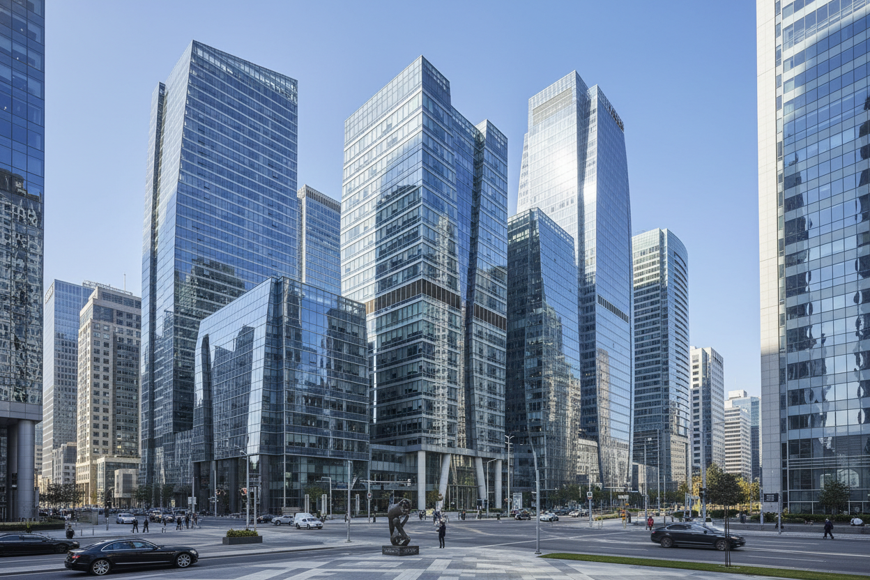 commercial buildings